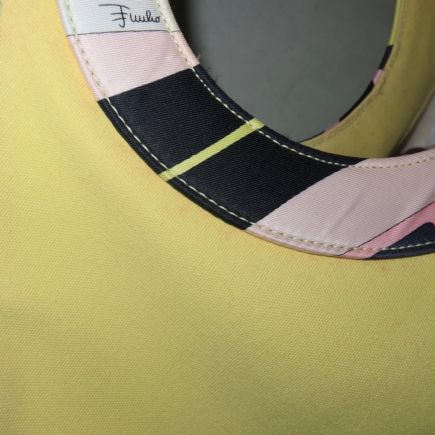 Emilio Pucci Large Yellow Bag