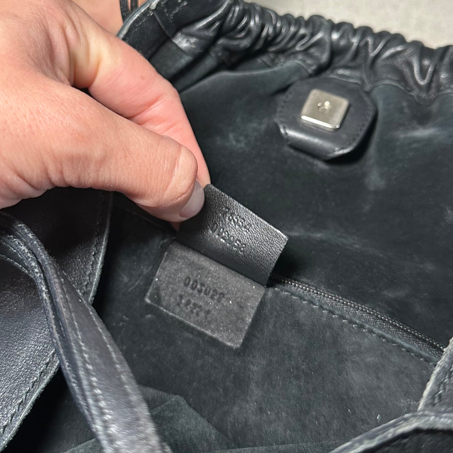 Gucci by Tom Ford Black Leather 'Blondie' Bag