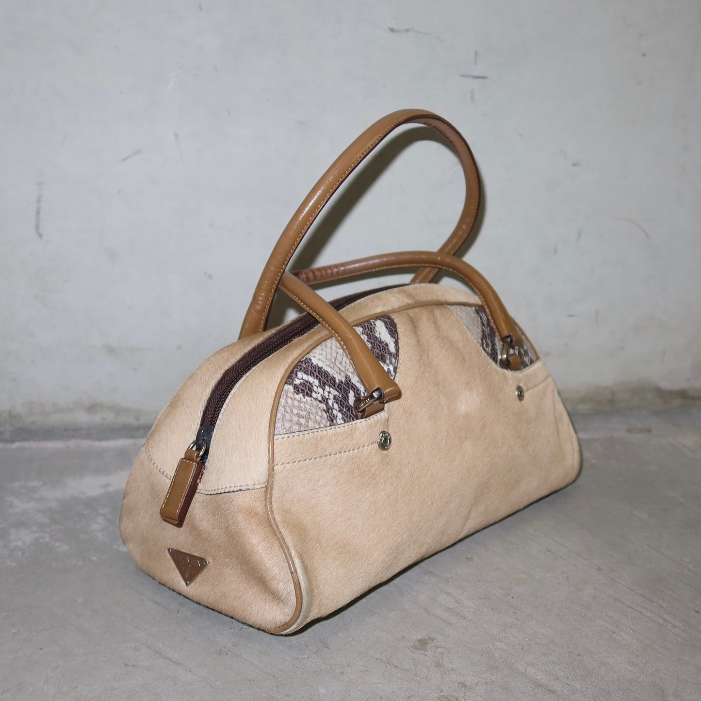 Prada Cowhide Bowling Bag