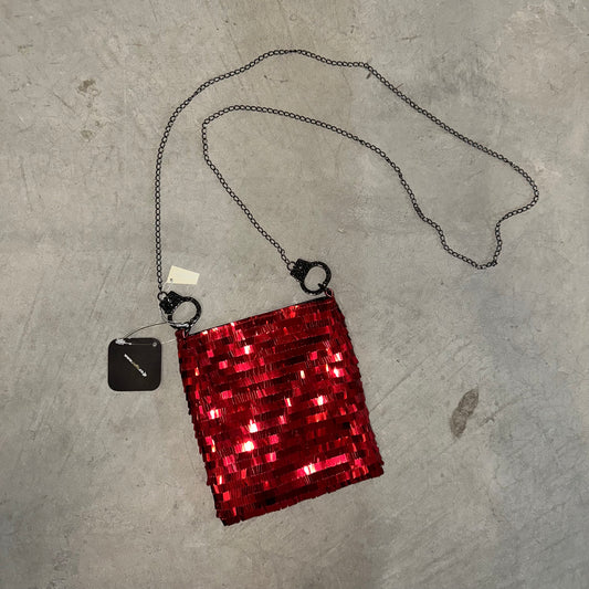 Cuffz BNWT Red Sequin Mini Crossbody Bag