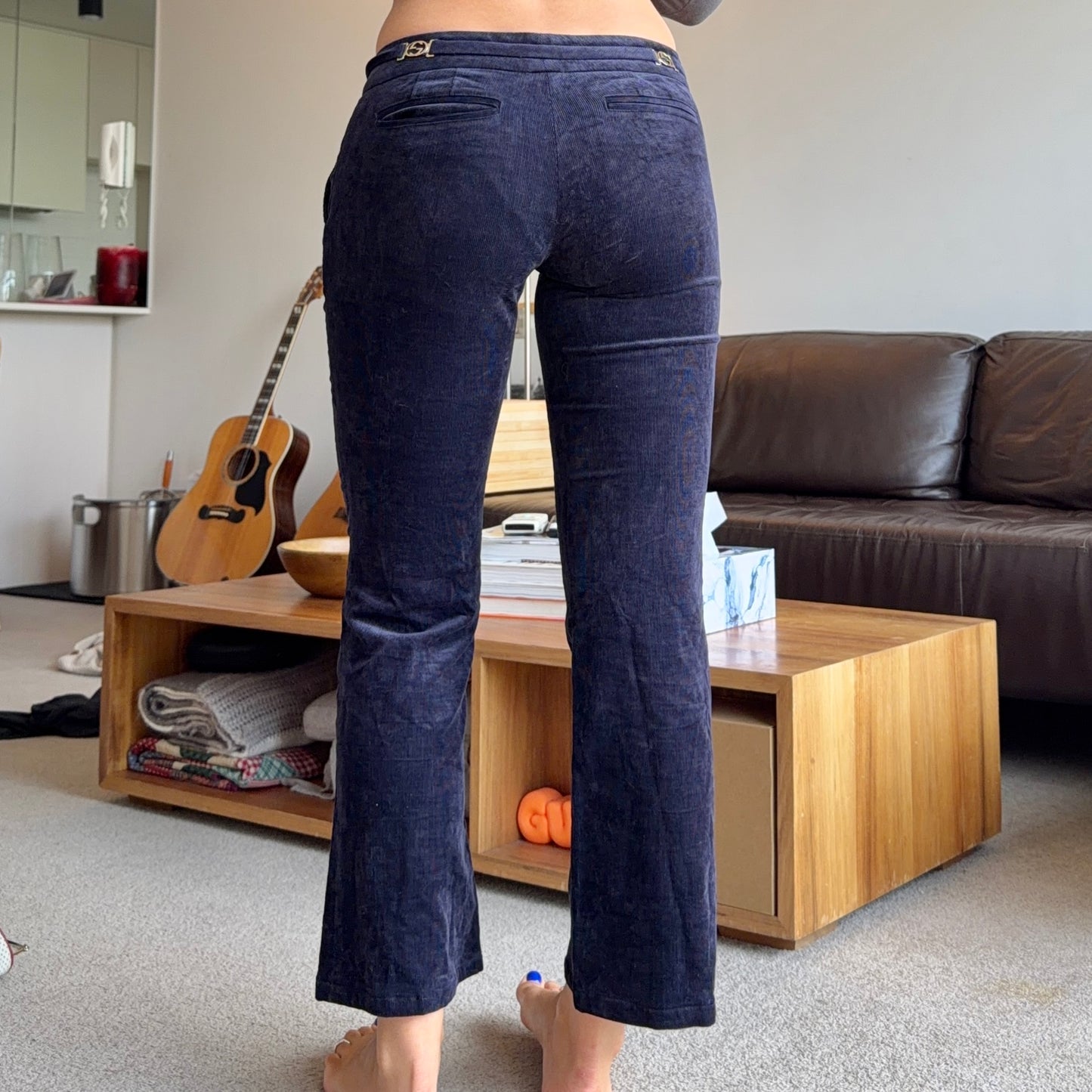 Gucci 2006 Blue Corduroy Pants