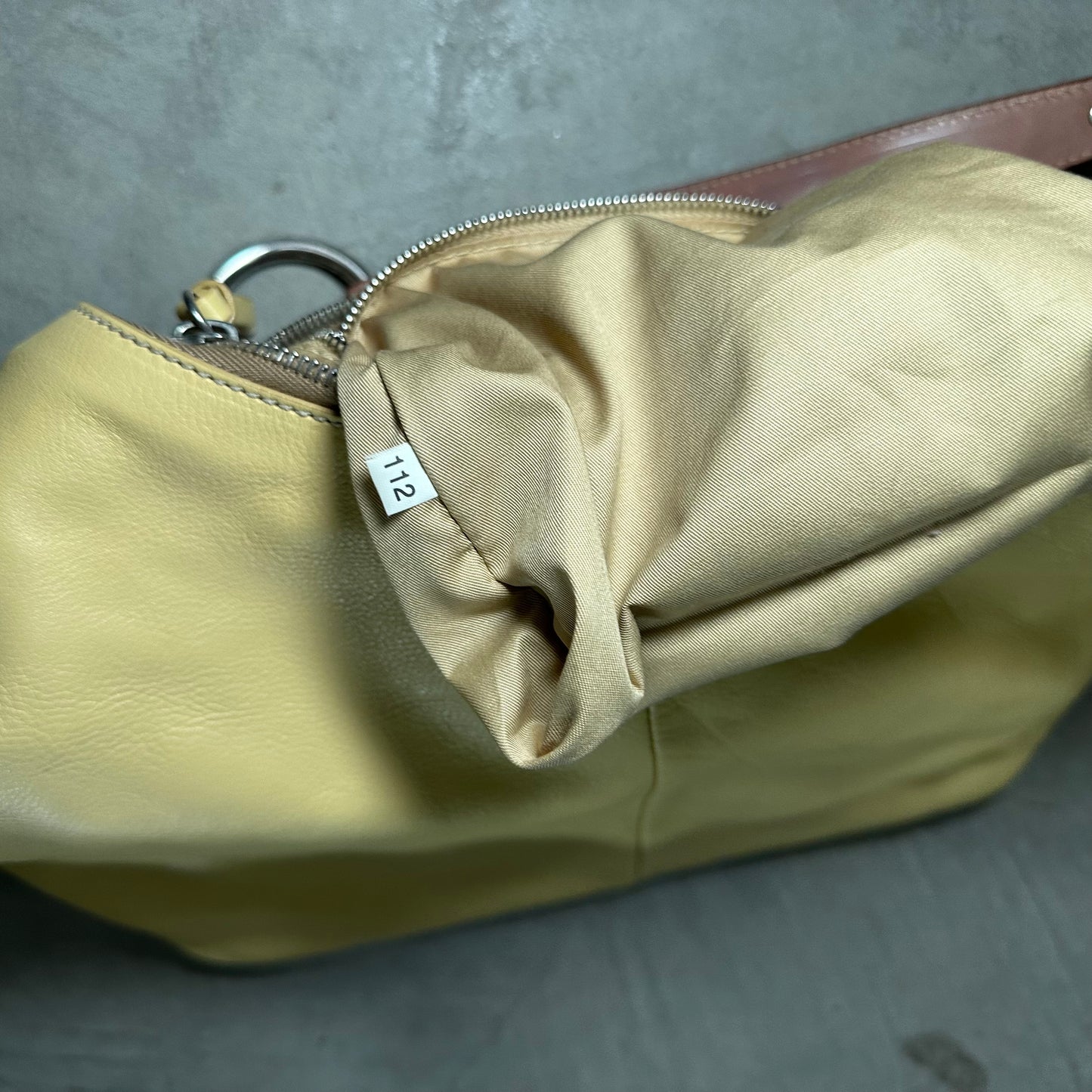 Miu Miu Yellow Leather Bag