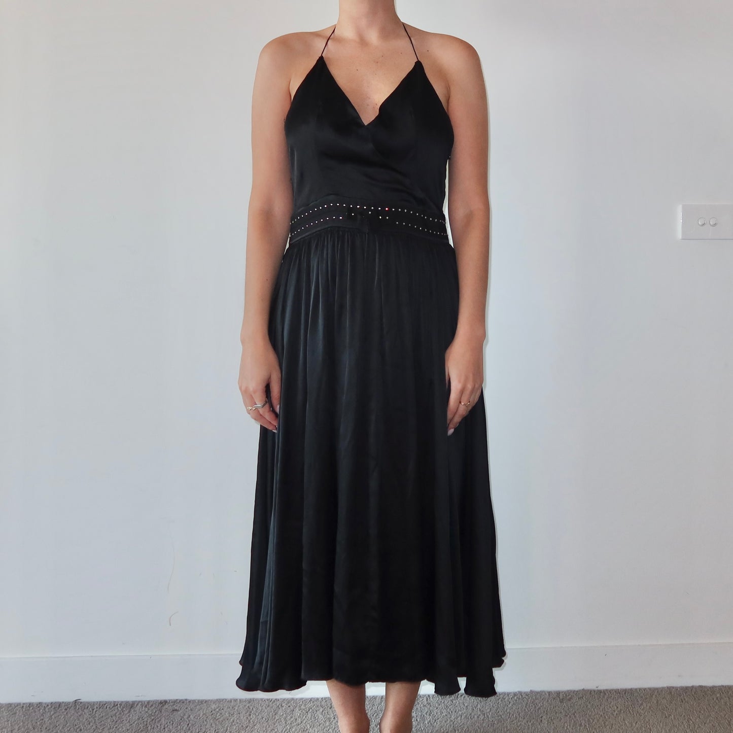 Chloé AW2004 Black Silk Dress