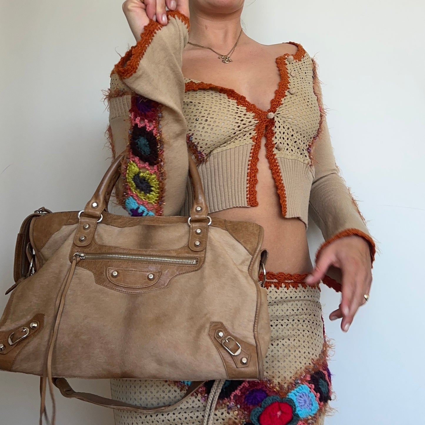 Balenciaga Cowhide City Bag