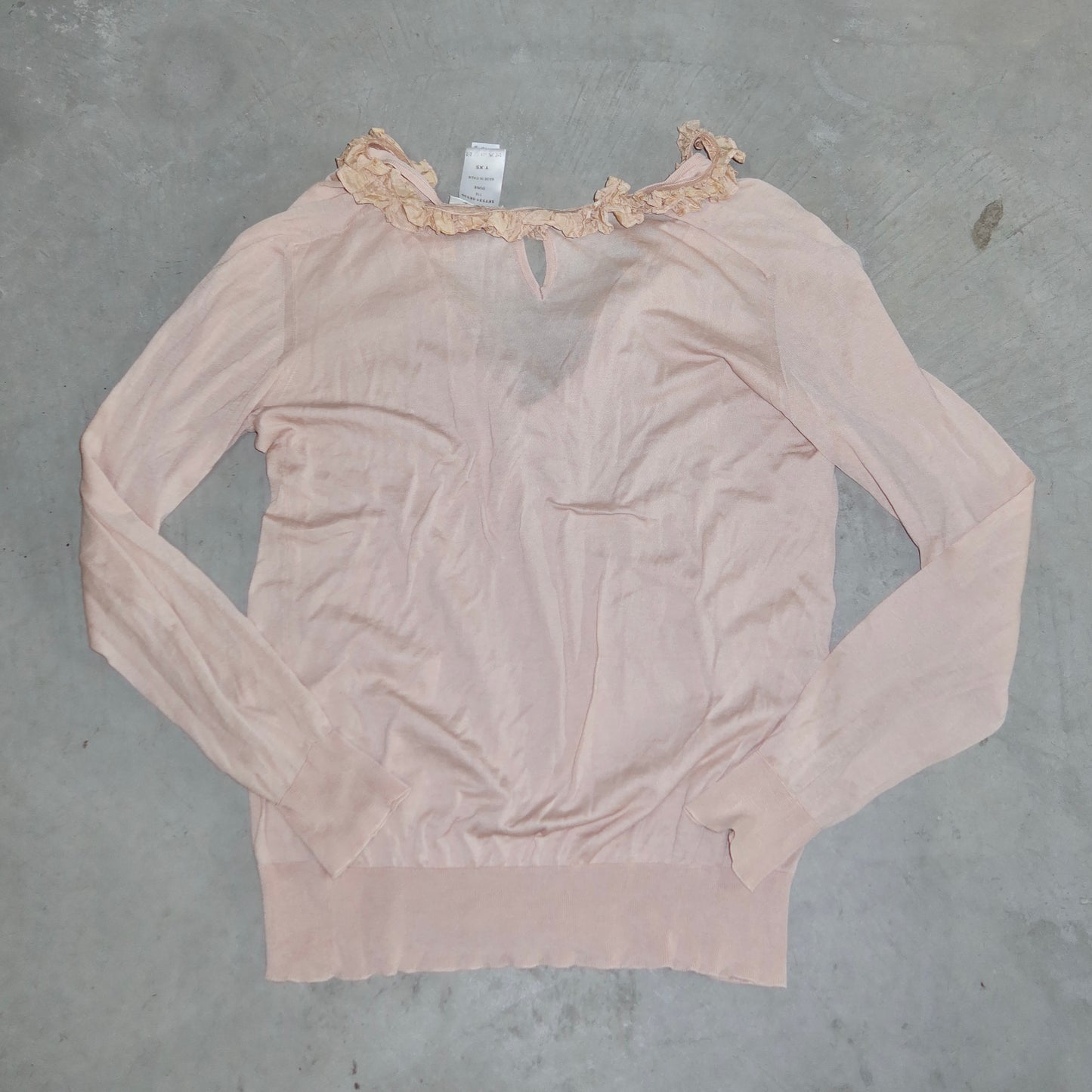 Chloé SS2005 Ruffle V Neck