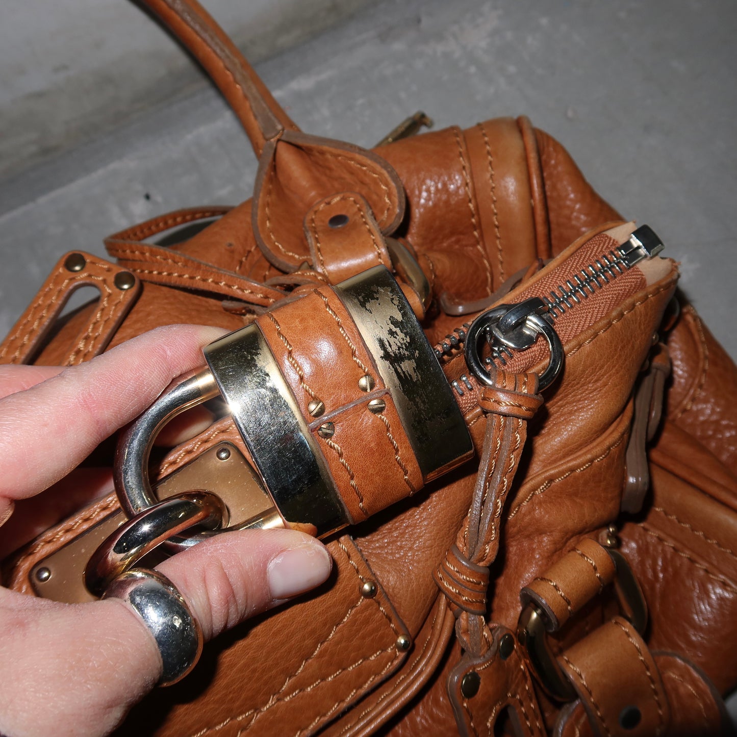 Chloé Chestnut Leather Paddington