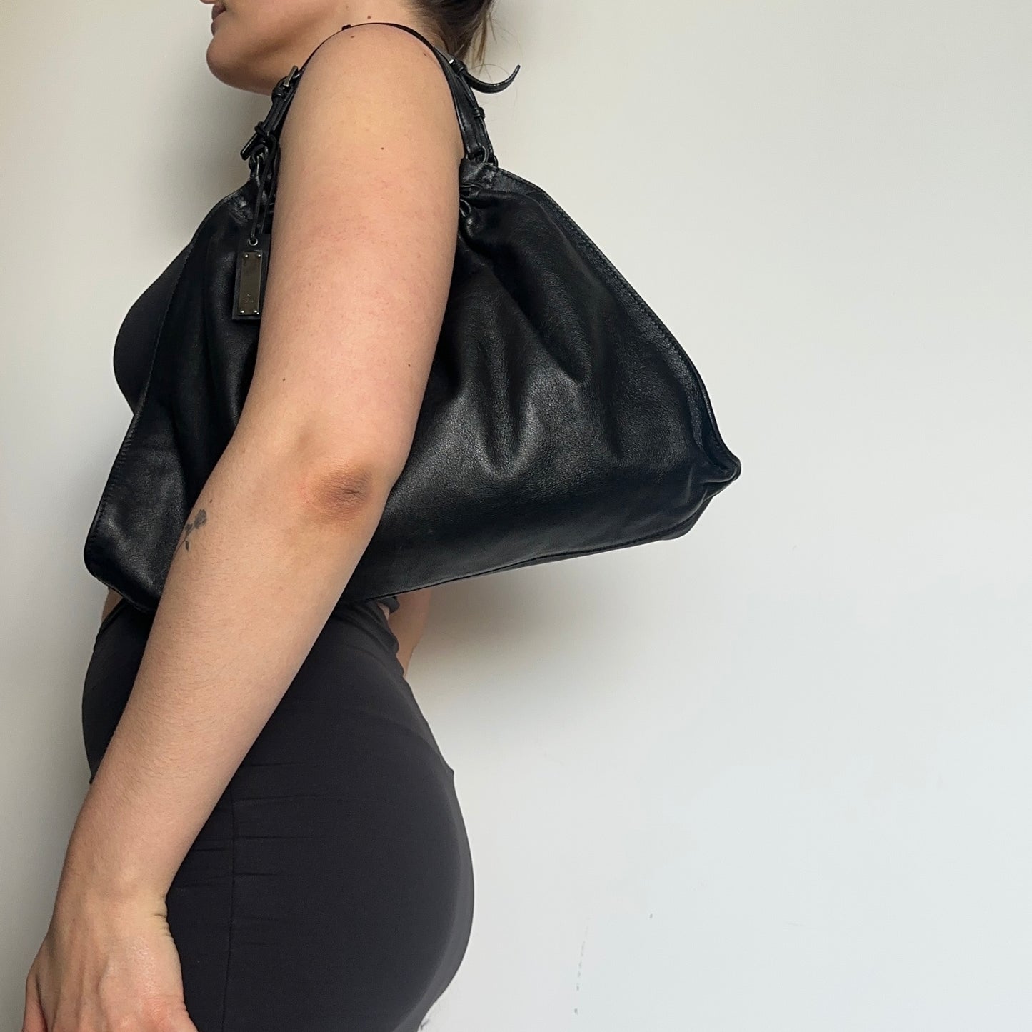 Gucci by Tom Ford Black Leather Bag