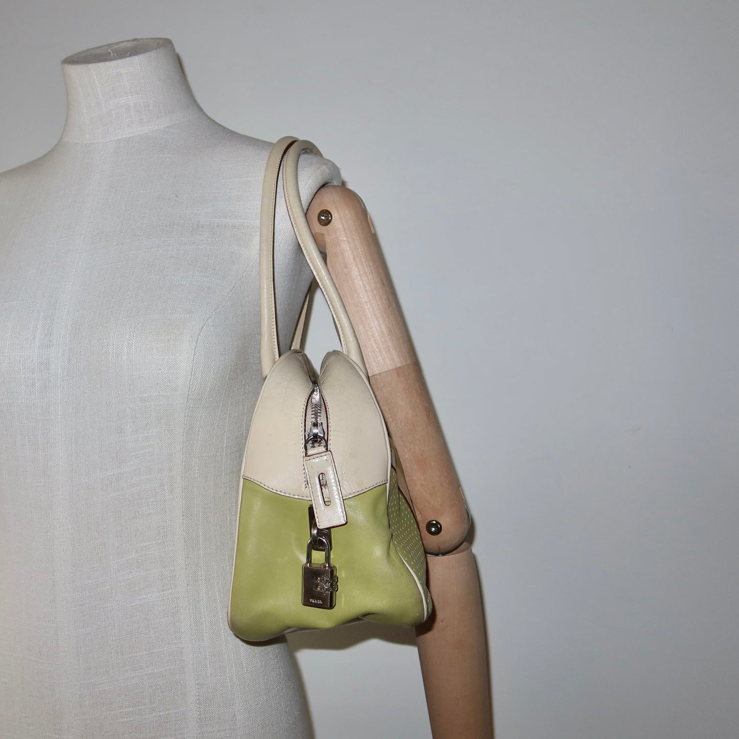 Prada Green Bowling Bag