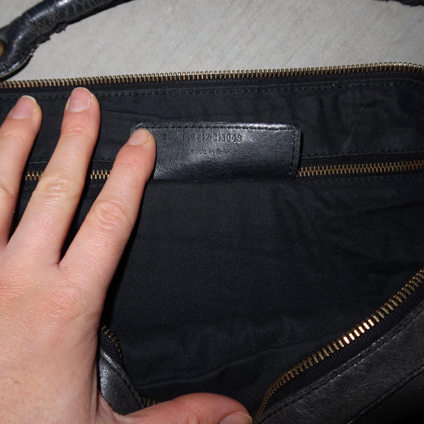 Balenciaga Dark Grey Day Editor Bag