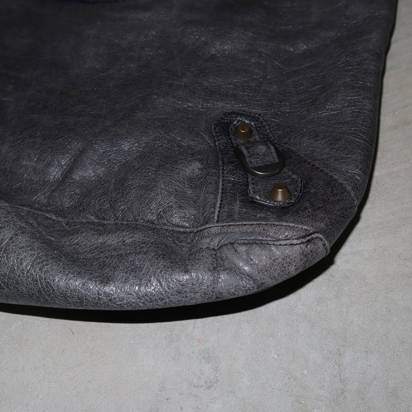 Balenciaga Dark Grey Day Editor Bag