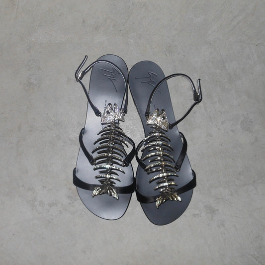 Giuseppe Zanotti Fishbone Sandals (37.5)
