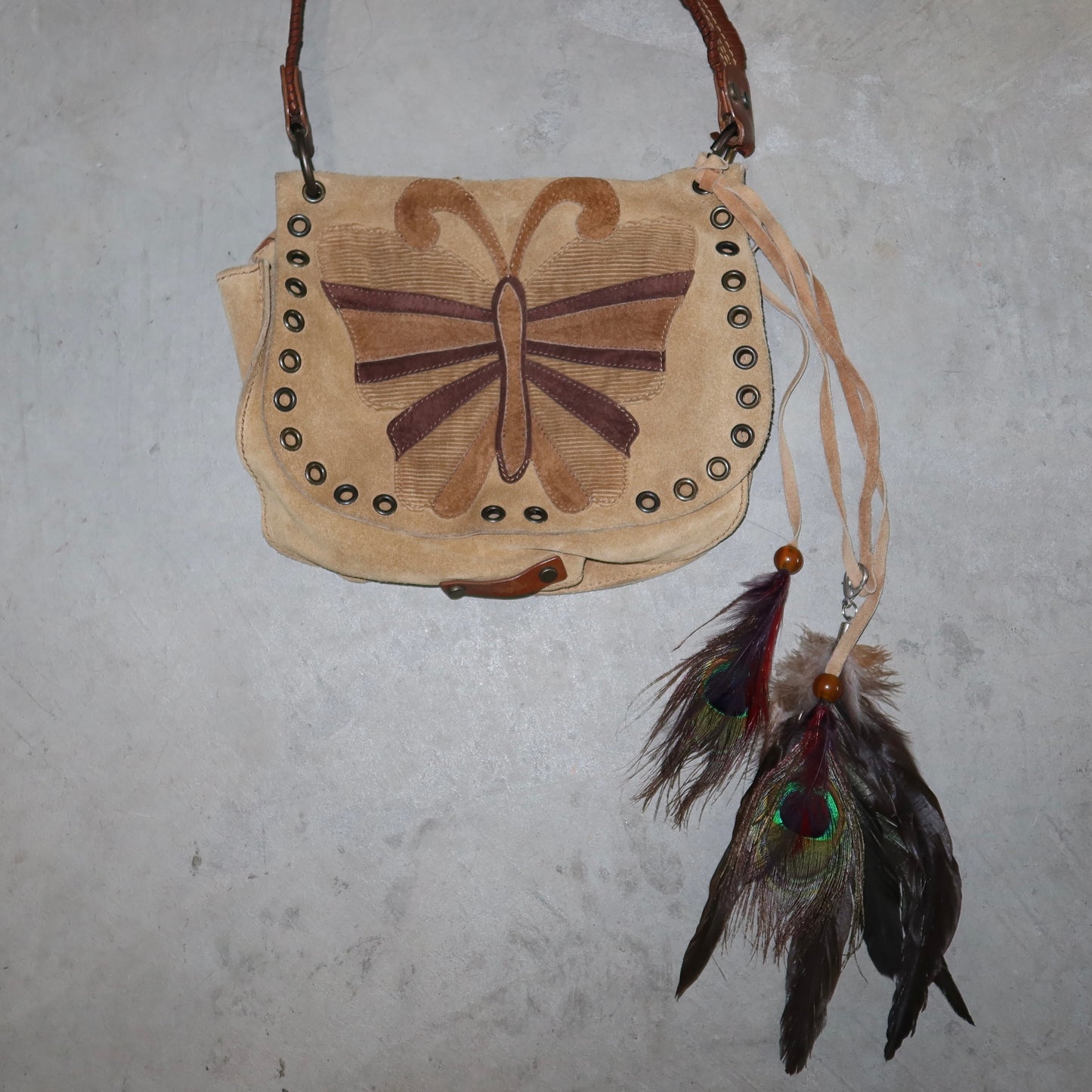 Dolce & Gabbana Rare Suede Butterfly Bag