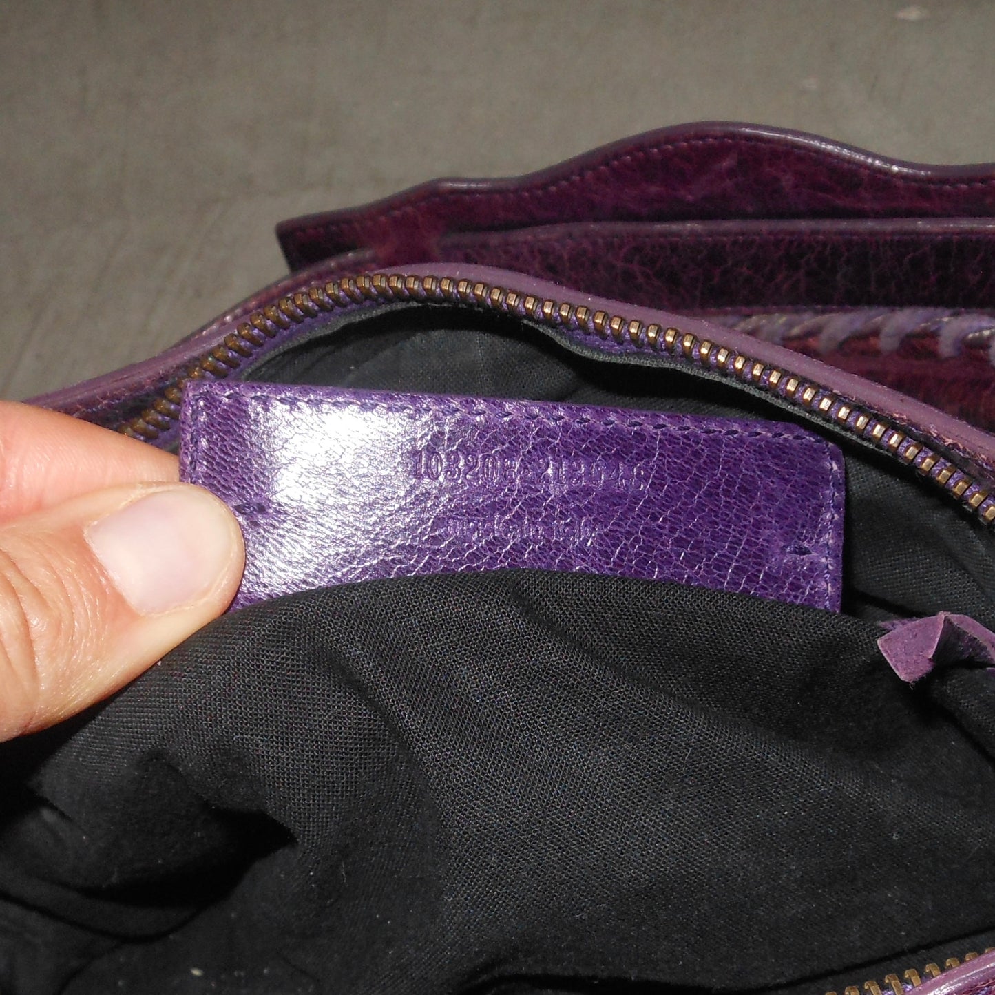 Balenciaga ‘The First’ in Dark Purple
