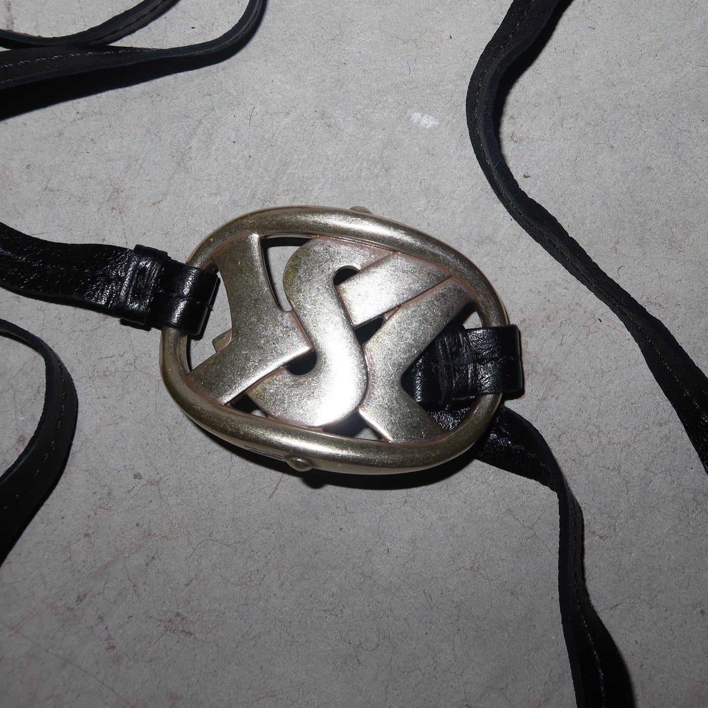 YSL AW2003 Leather Belt