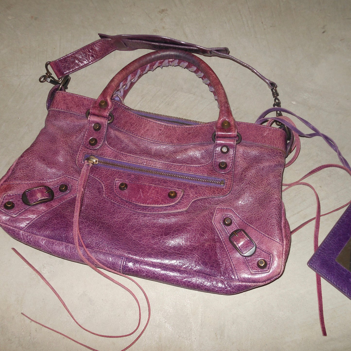 Balenciaga ‘The First’ in Dark Purple