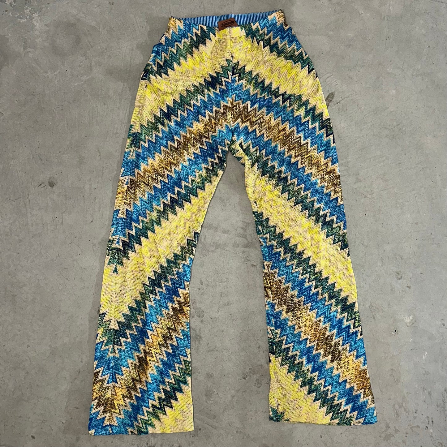 Missoni Yellow Knit Pants