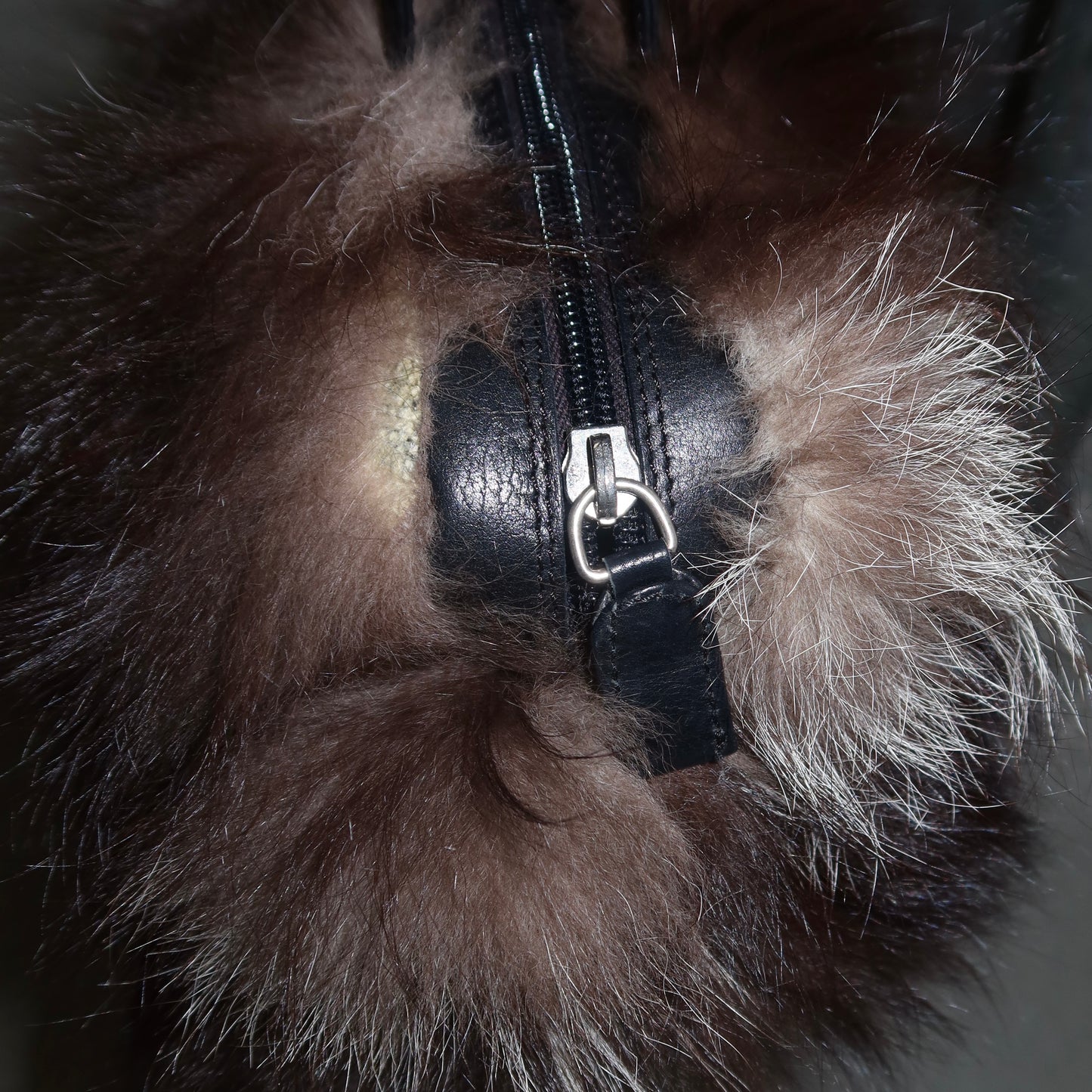 Vintage Italian Made Real Fur Bag