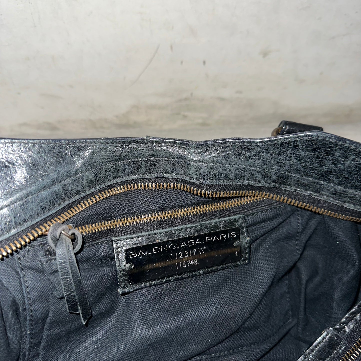 Balenciaga Black Motorcycle/City 2WAY Bag