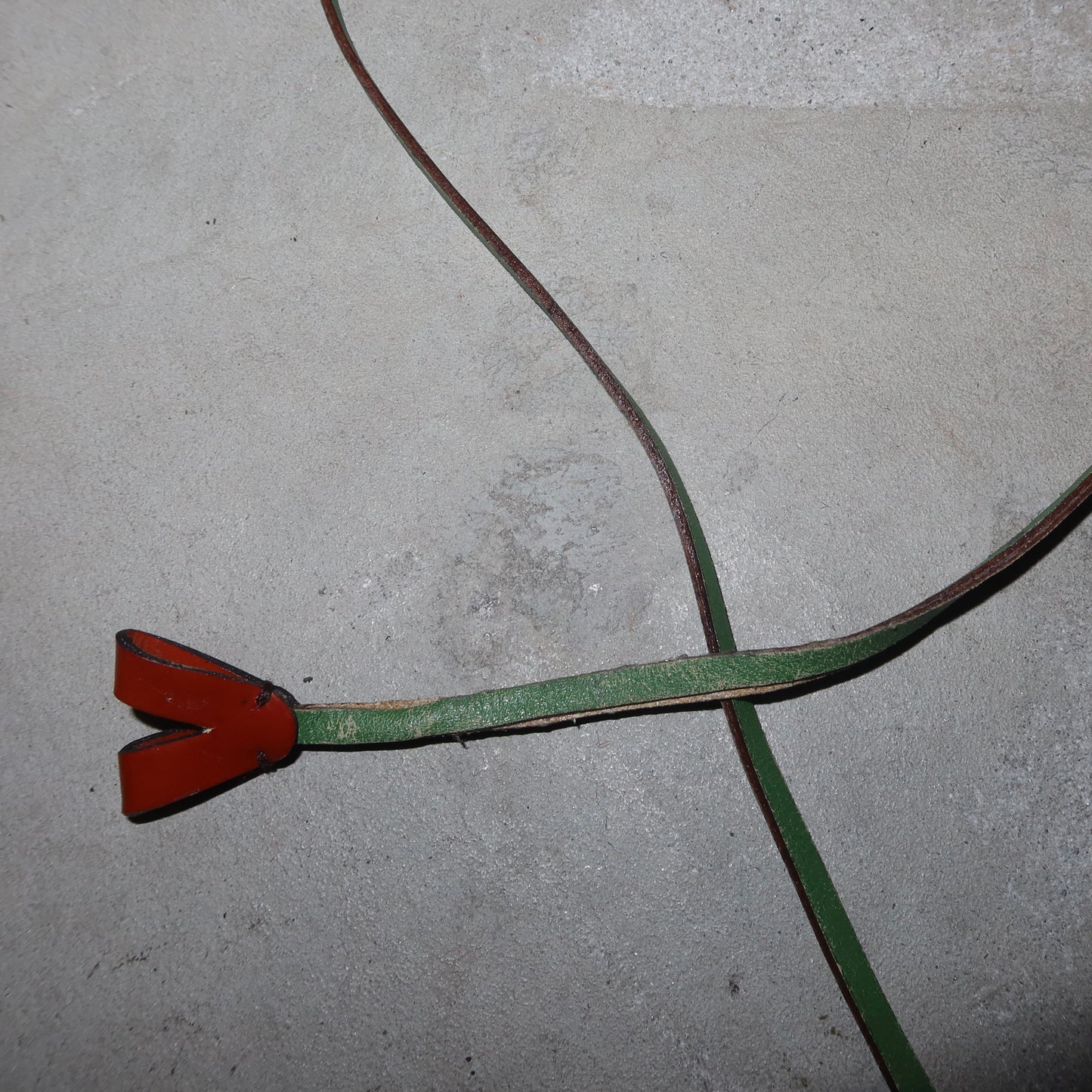 Prada AW1999 Leather Leaf Necklace