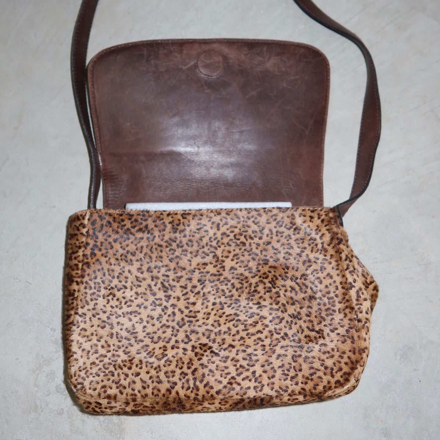 Bottega Veneta Cowhide Leopard Print Bag