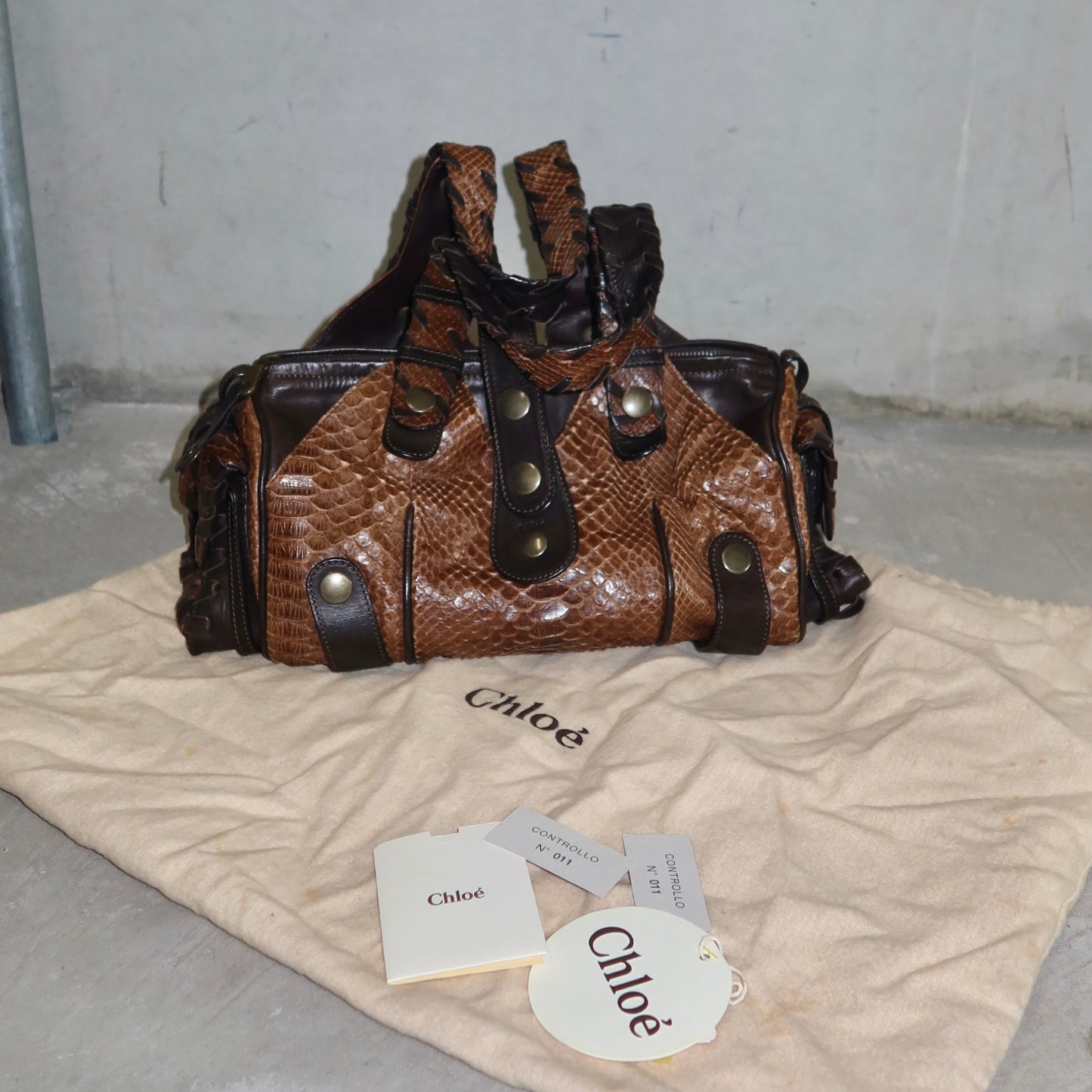 Chloé AW2005 Python Silverado