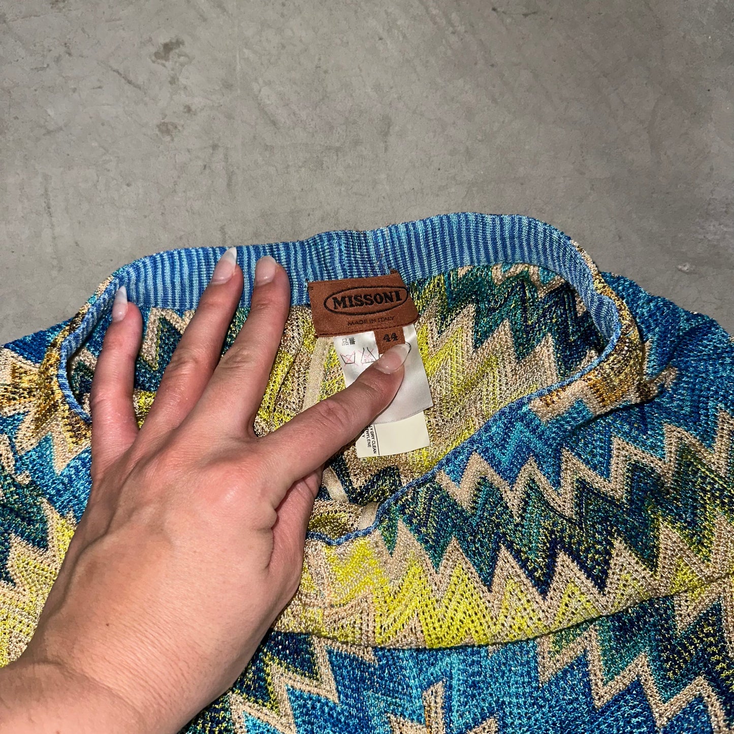 Missoni Yellow Knit Pants