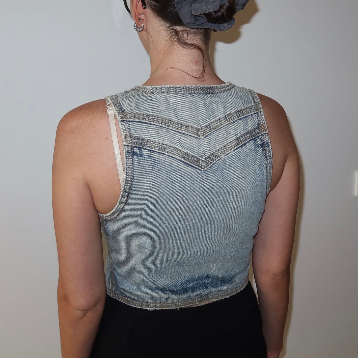 DSquared2 SS2005 Denim Marijuana Waistcoat