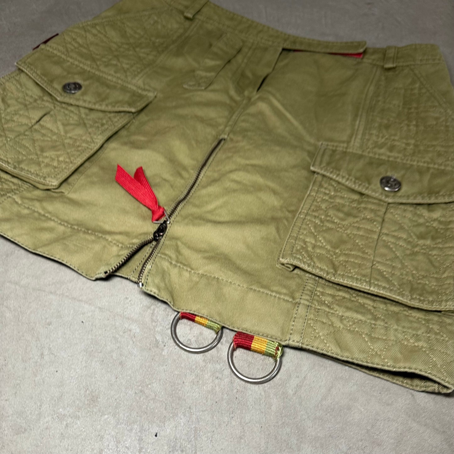 Dior SS2004 Rasta Era Mini Skirt