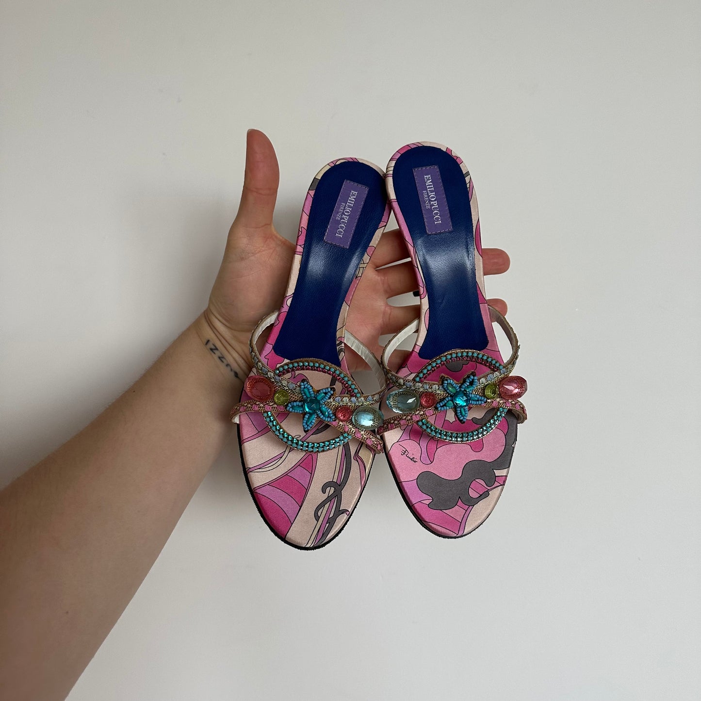 Emilio Pucci Bejewelled Heels (36)