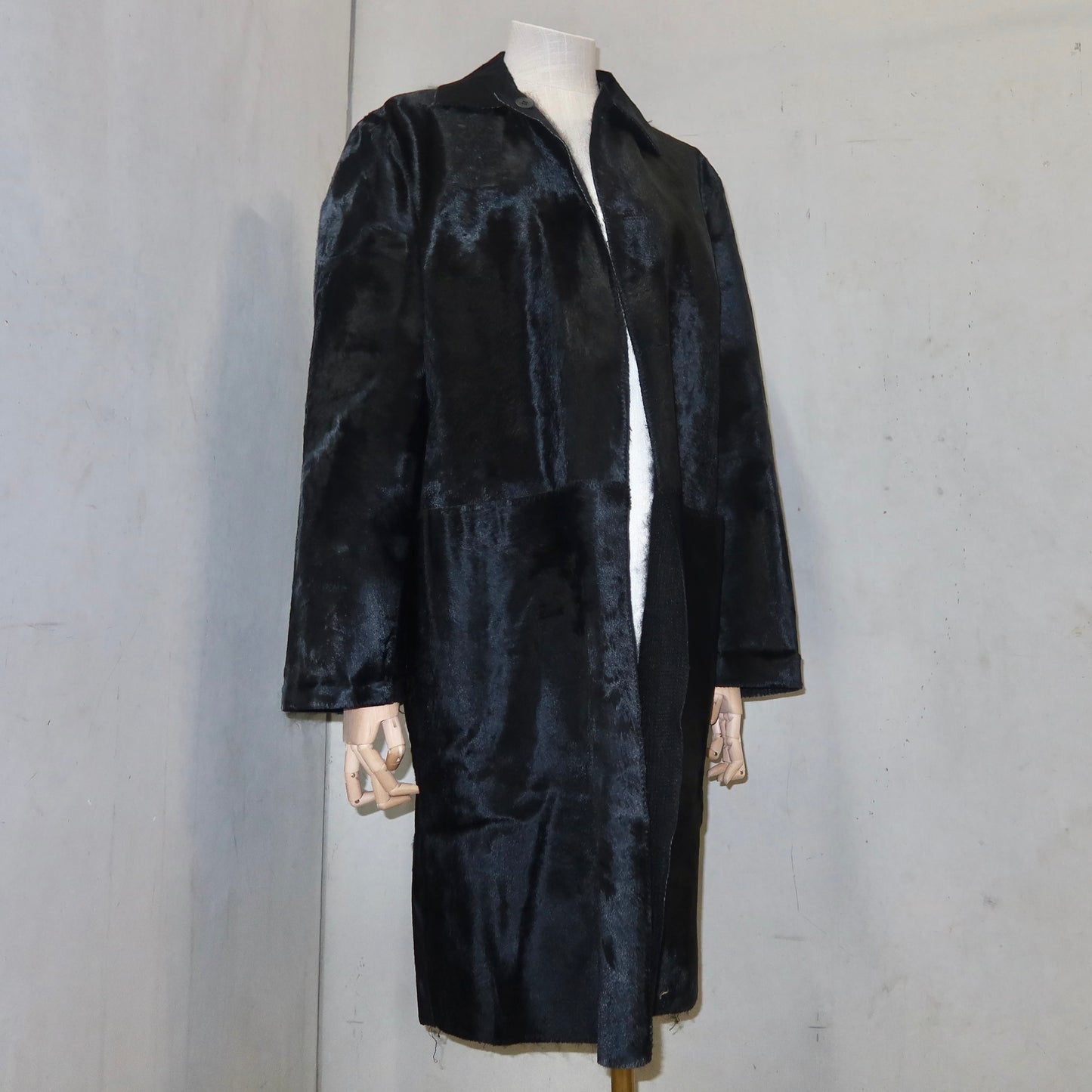 Marni Black Cowhide Coat
