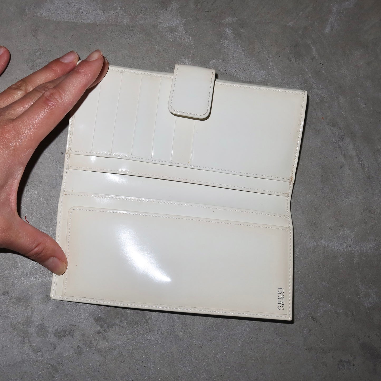Gucci Patent Horse-bit Wallet