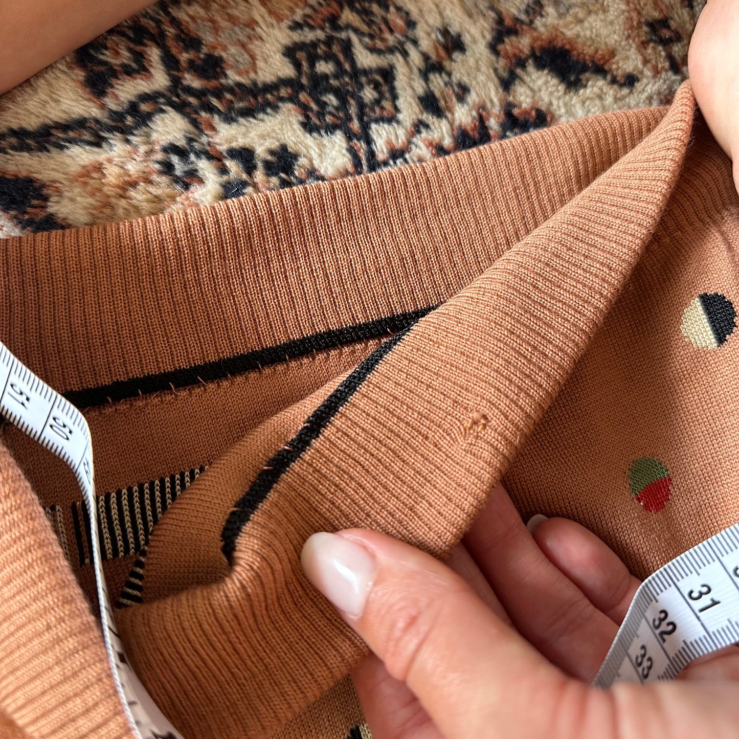 Chloé AW2002 Spots and Stripes Jumper