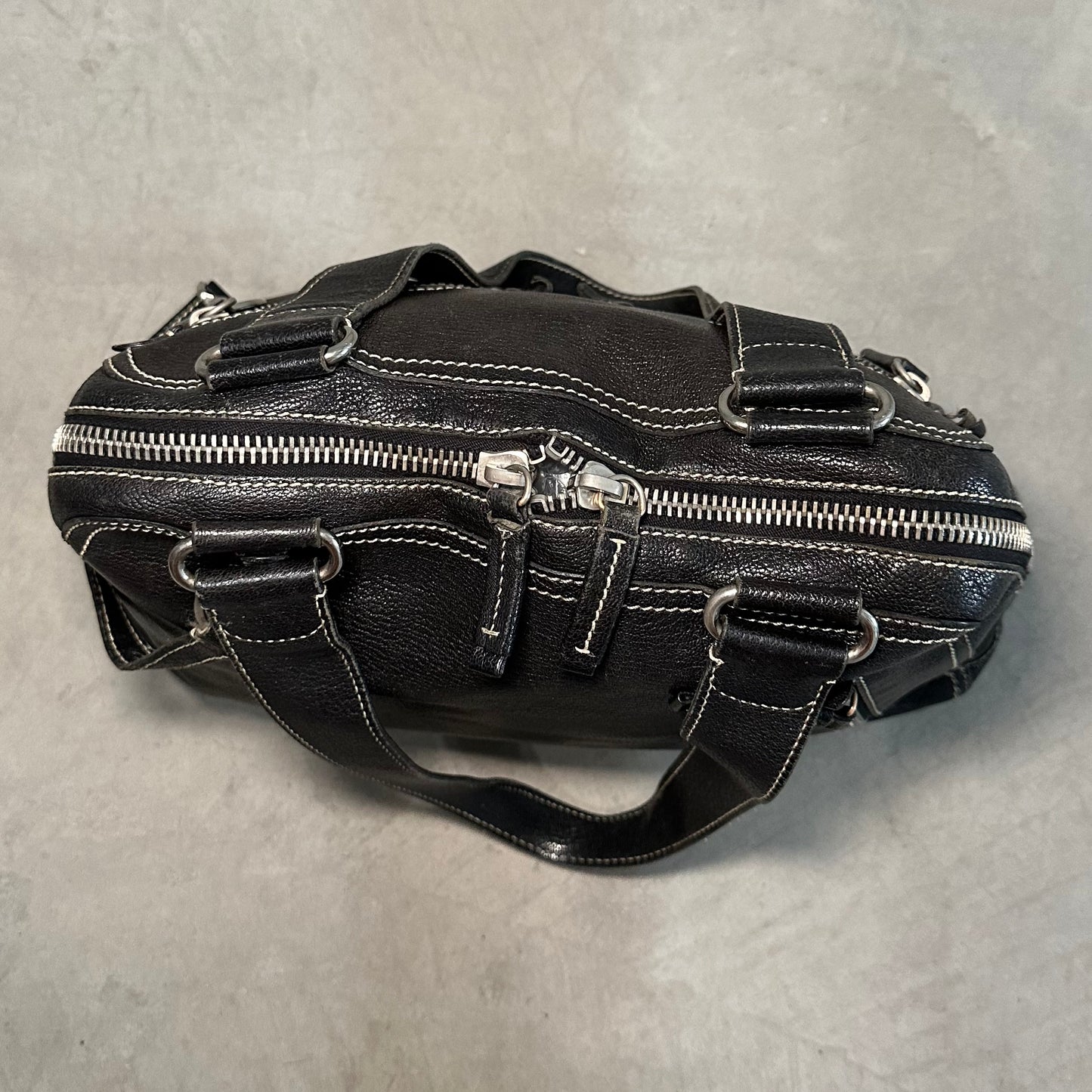 Prada Black Leather Handbag