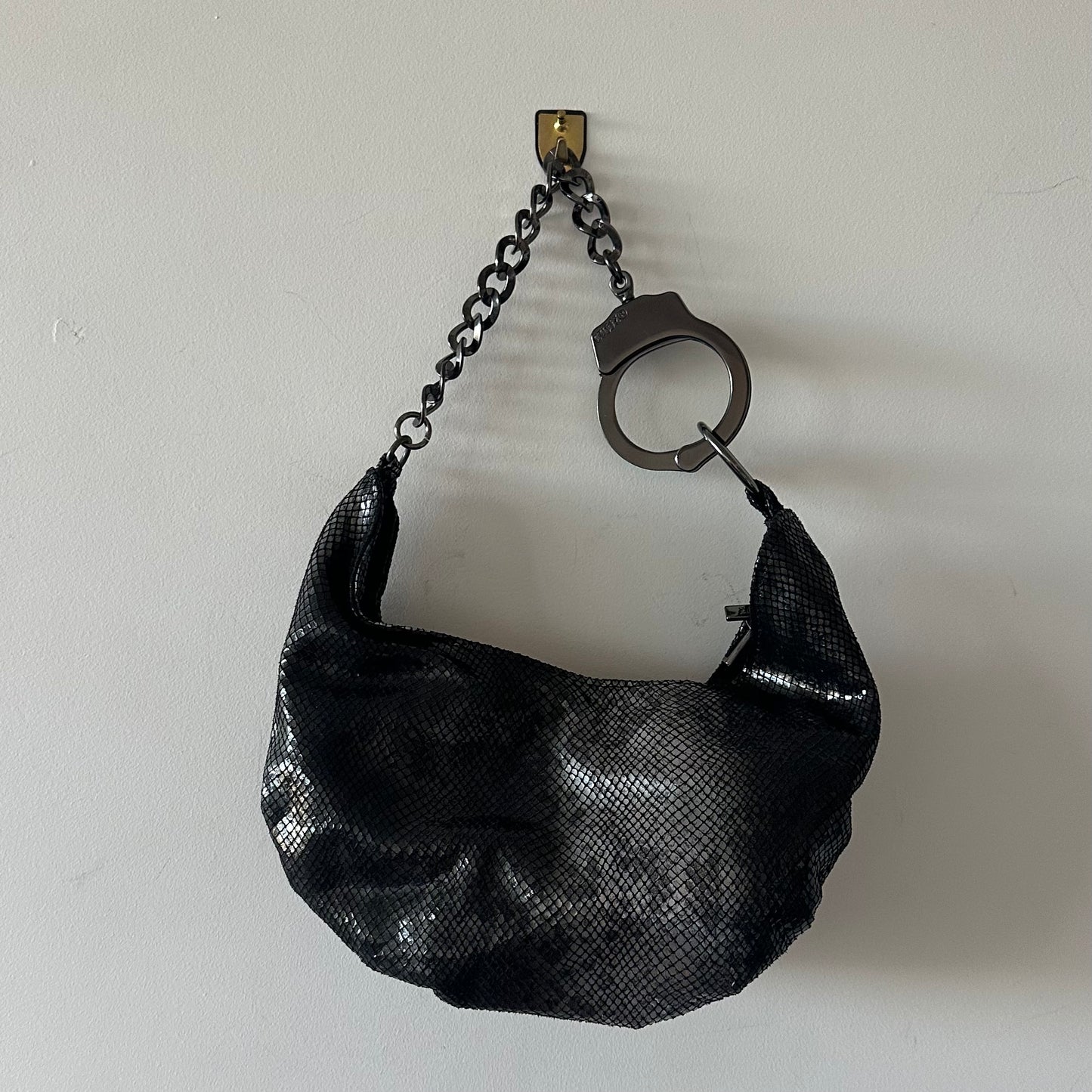 Cuffz 'Snake Bite' Large Barfly Bag with Swarovski Cuff
