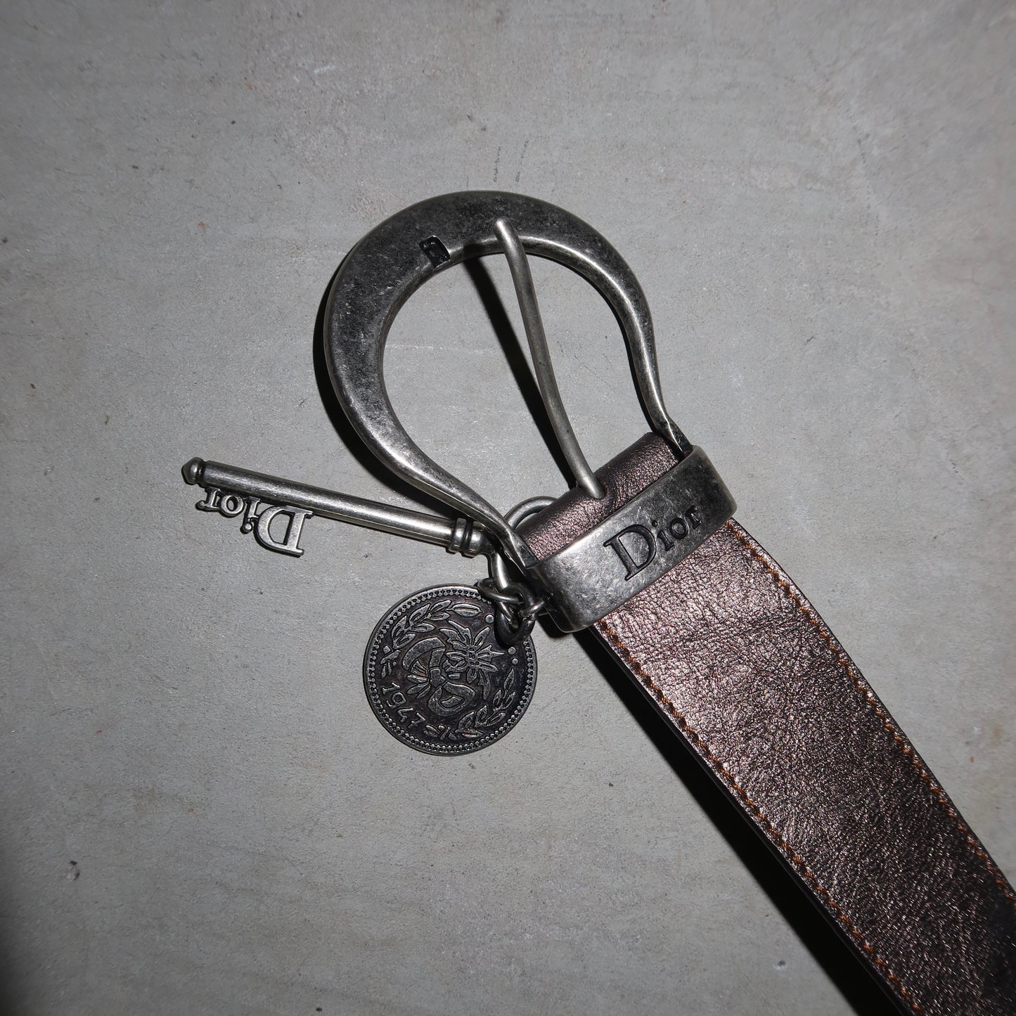 Dior Rare Metallic 'Gaucho' Belt