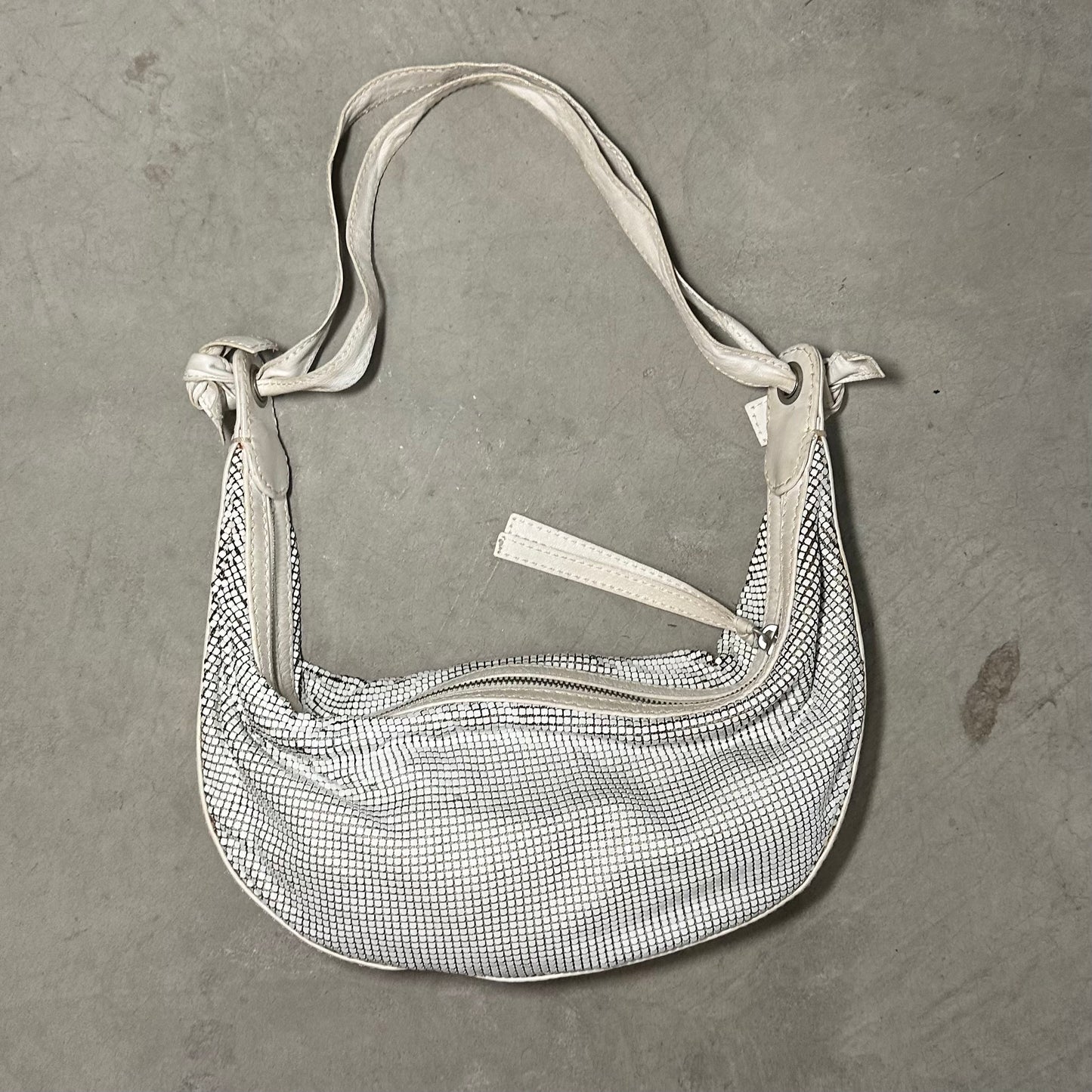 Chloé White Glomesh Bag