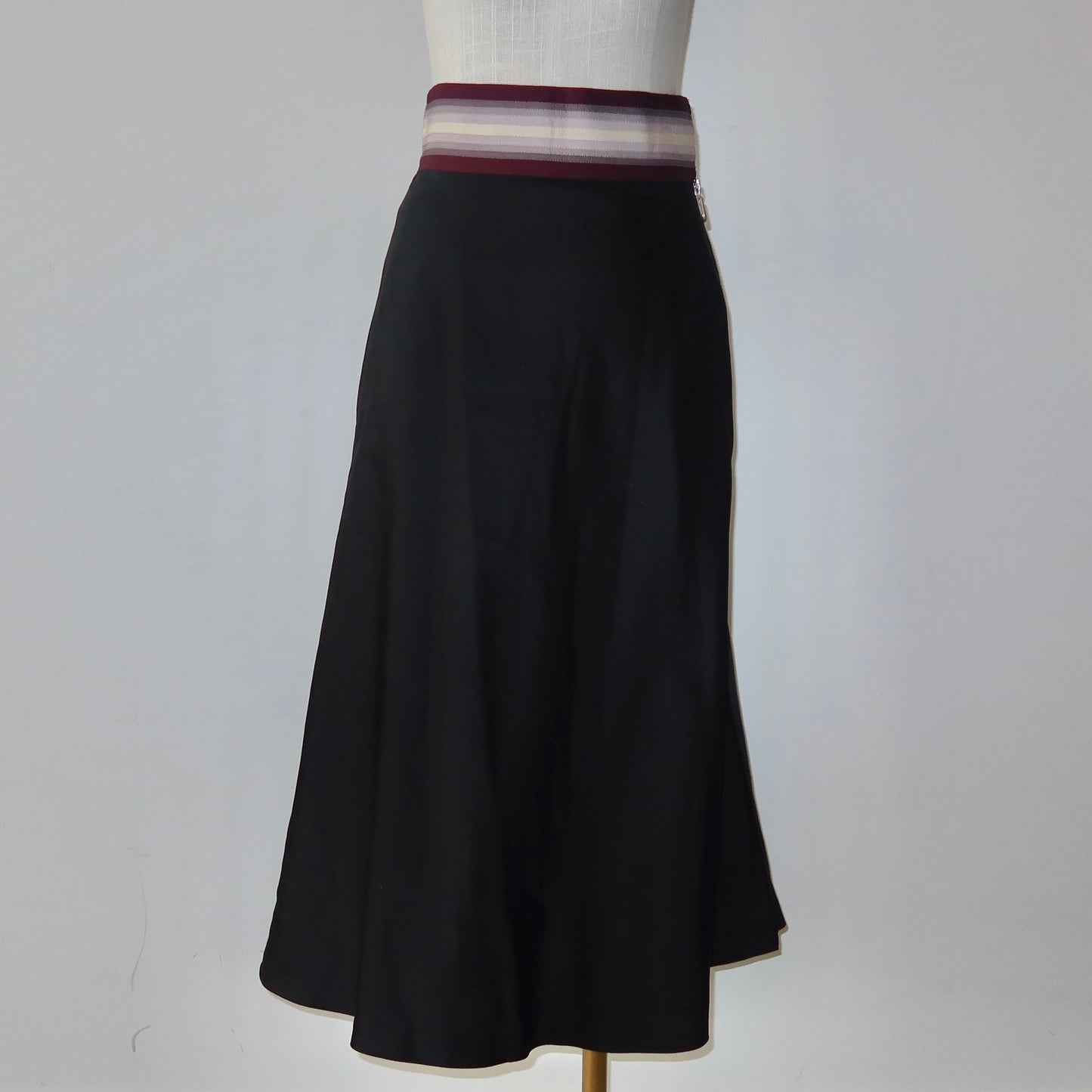 Chloé AW2001 Black Midi Skirt