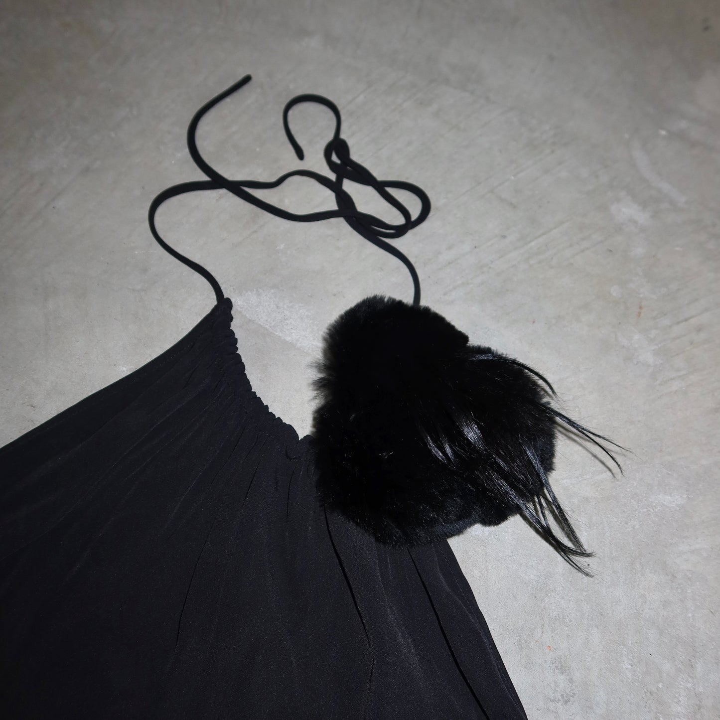 Fendi Halter with Real Fur Corsage