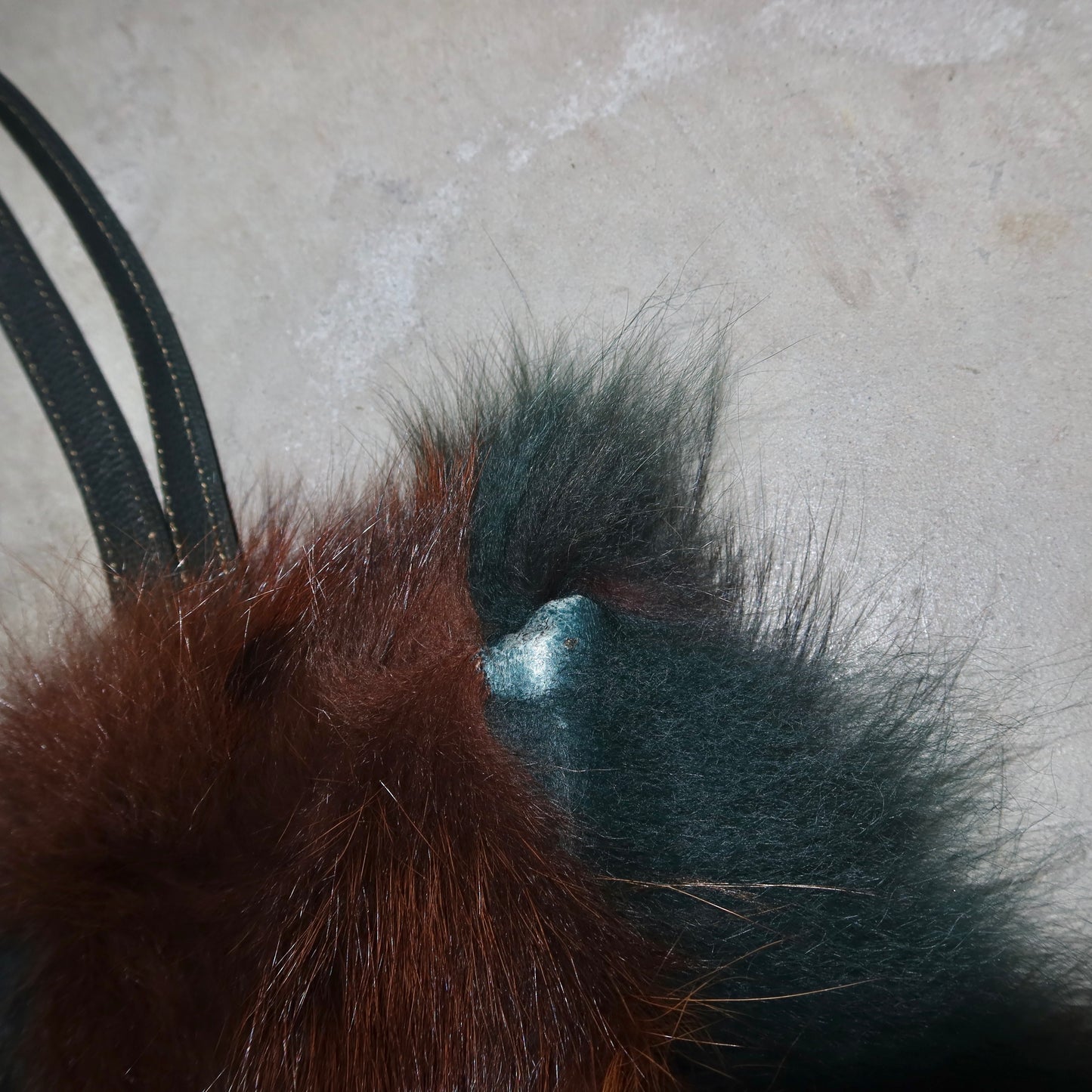 Paolo Masi Mini Coloured Real Fur Tote
