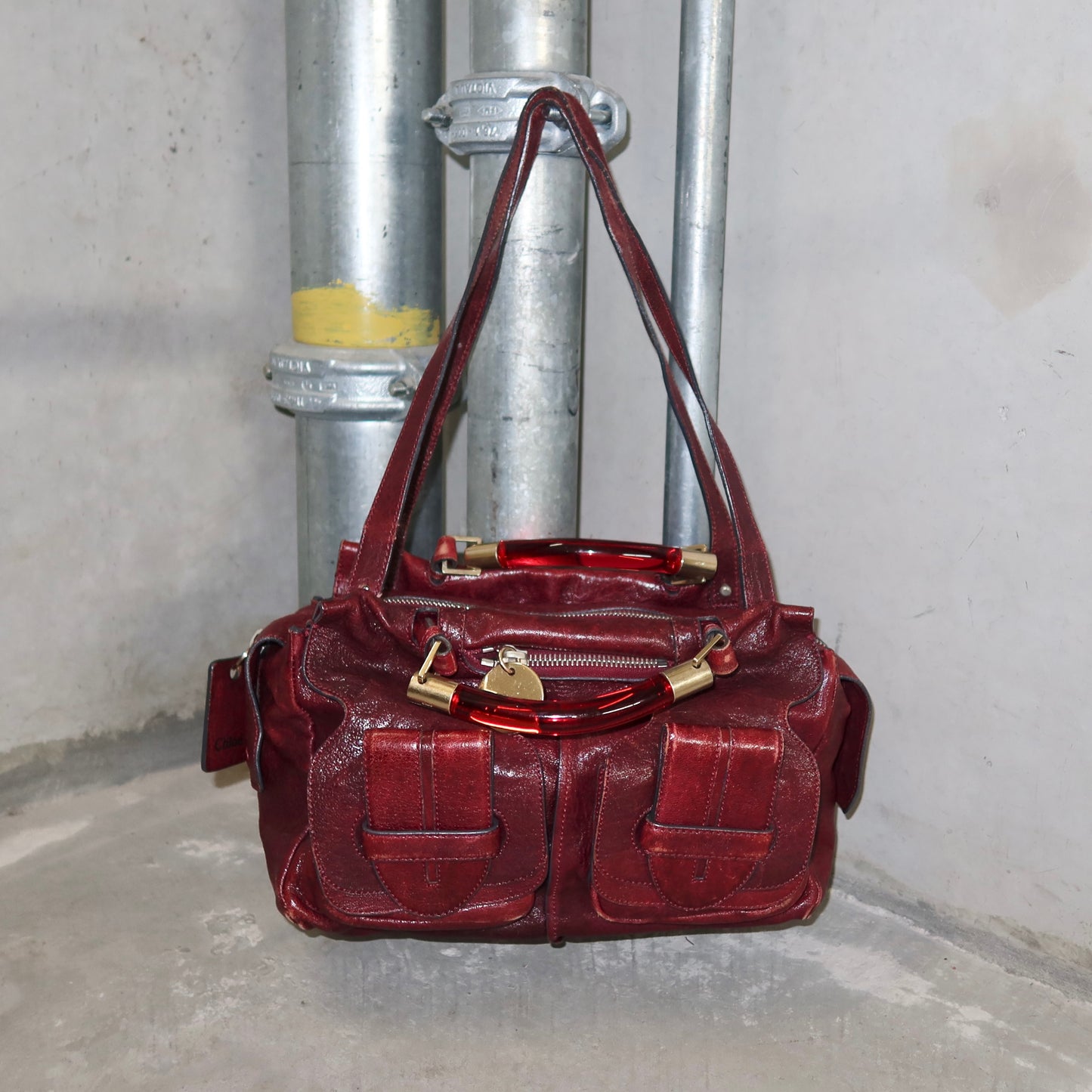 Chloé Brick Red Saskia Bag