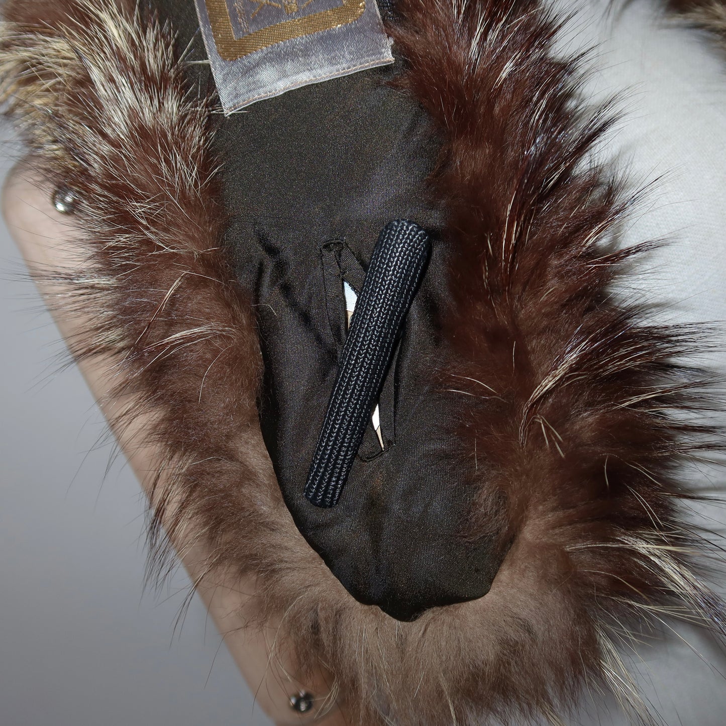 Vintage Silver Fox Fur Collar