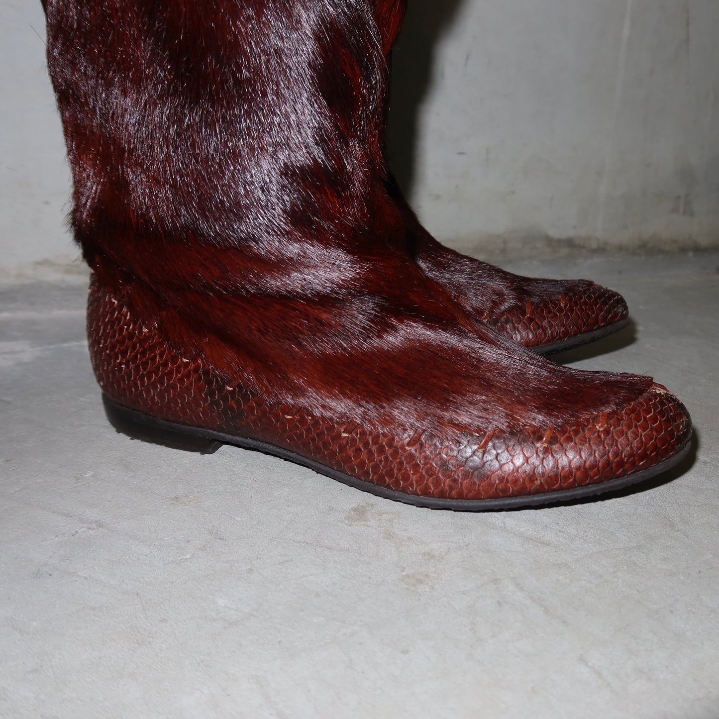 Roberto Cavalli Real Fur Boots (37)