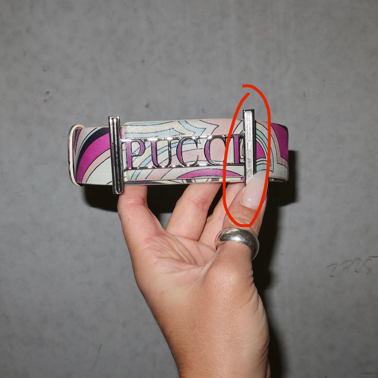 Emilio Pucci Leather Belt