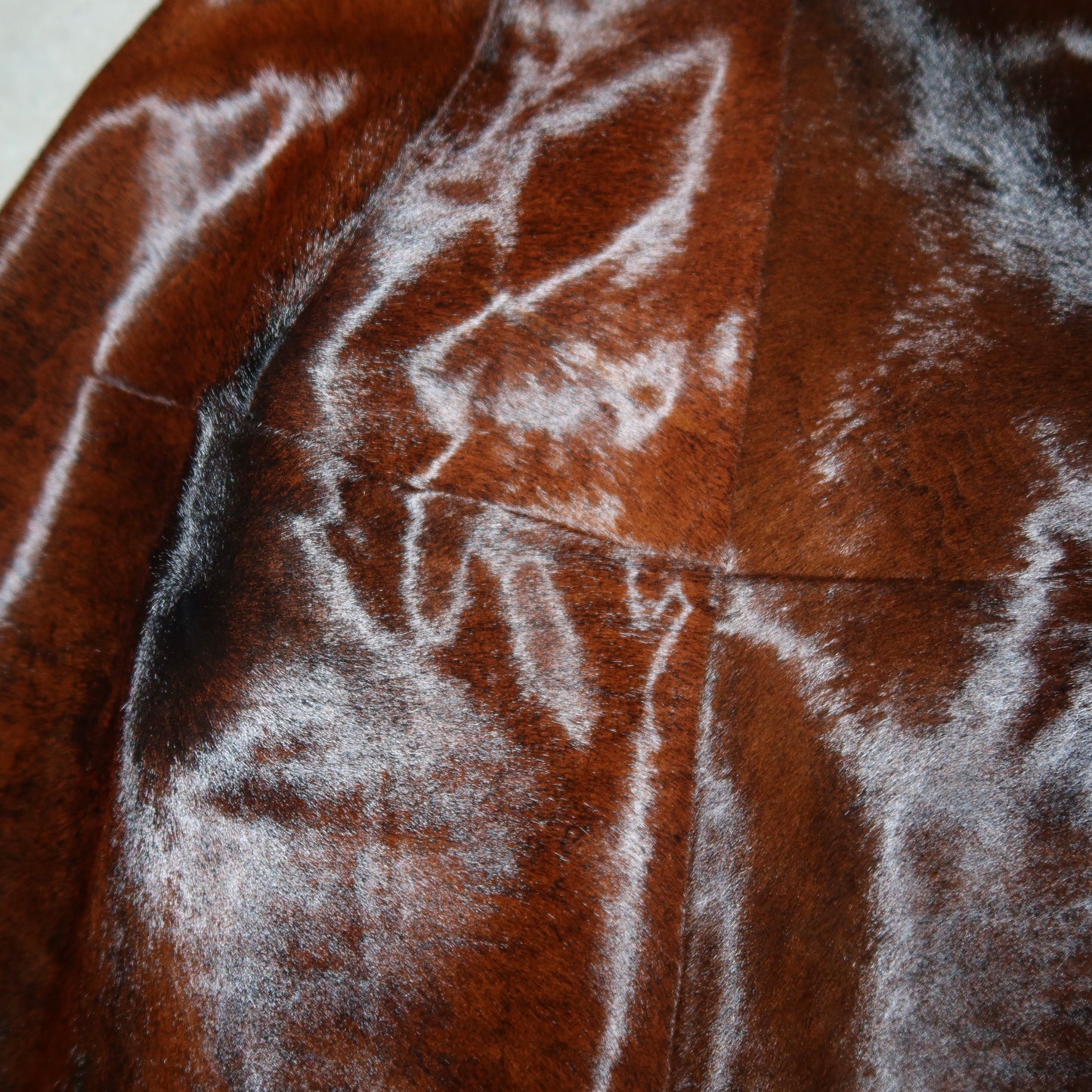 Marni Brown Cowhide Skirt