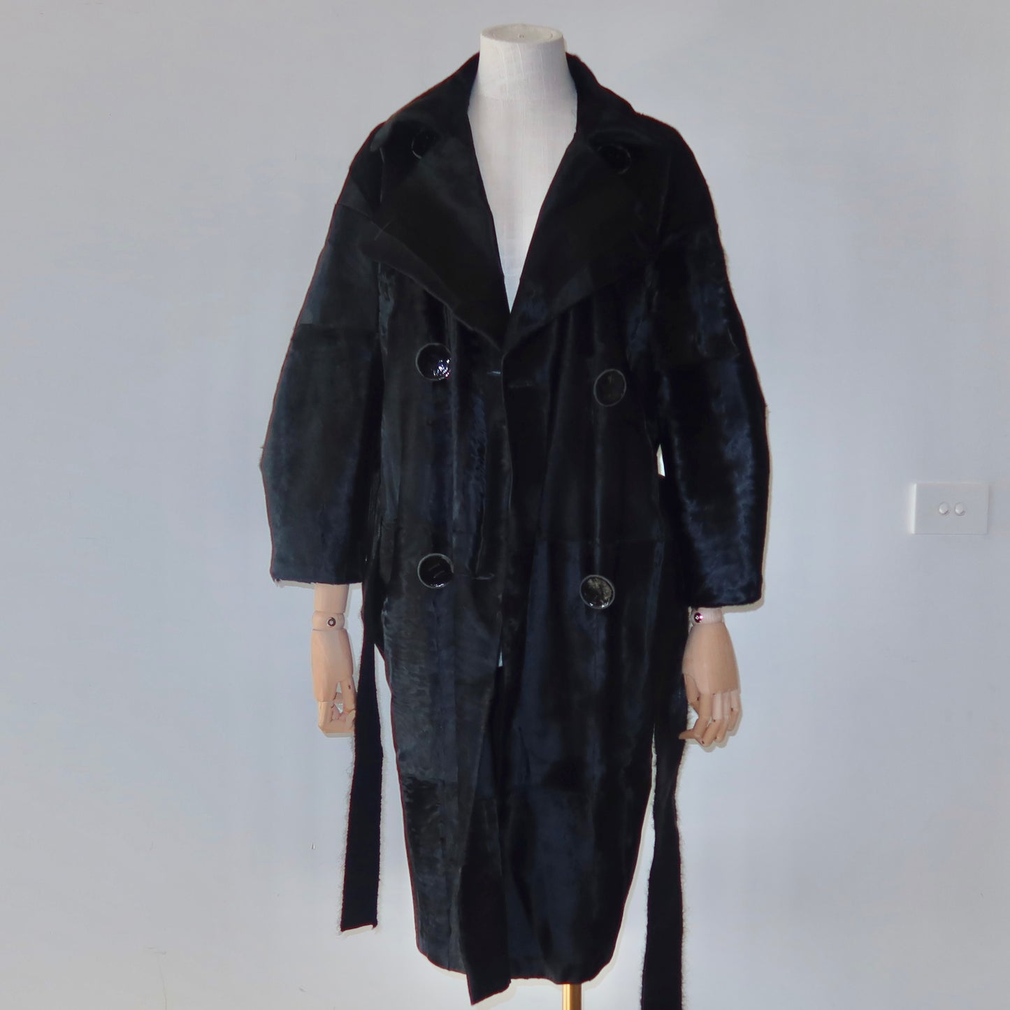 Giambattista Valli Cowhide Trench