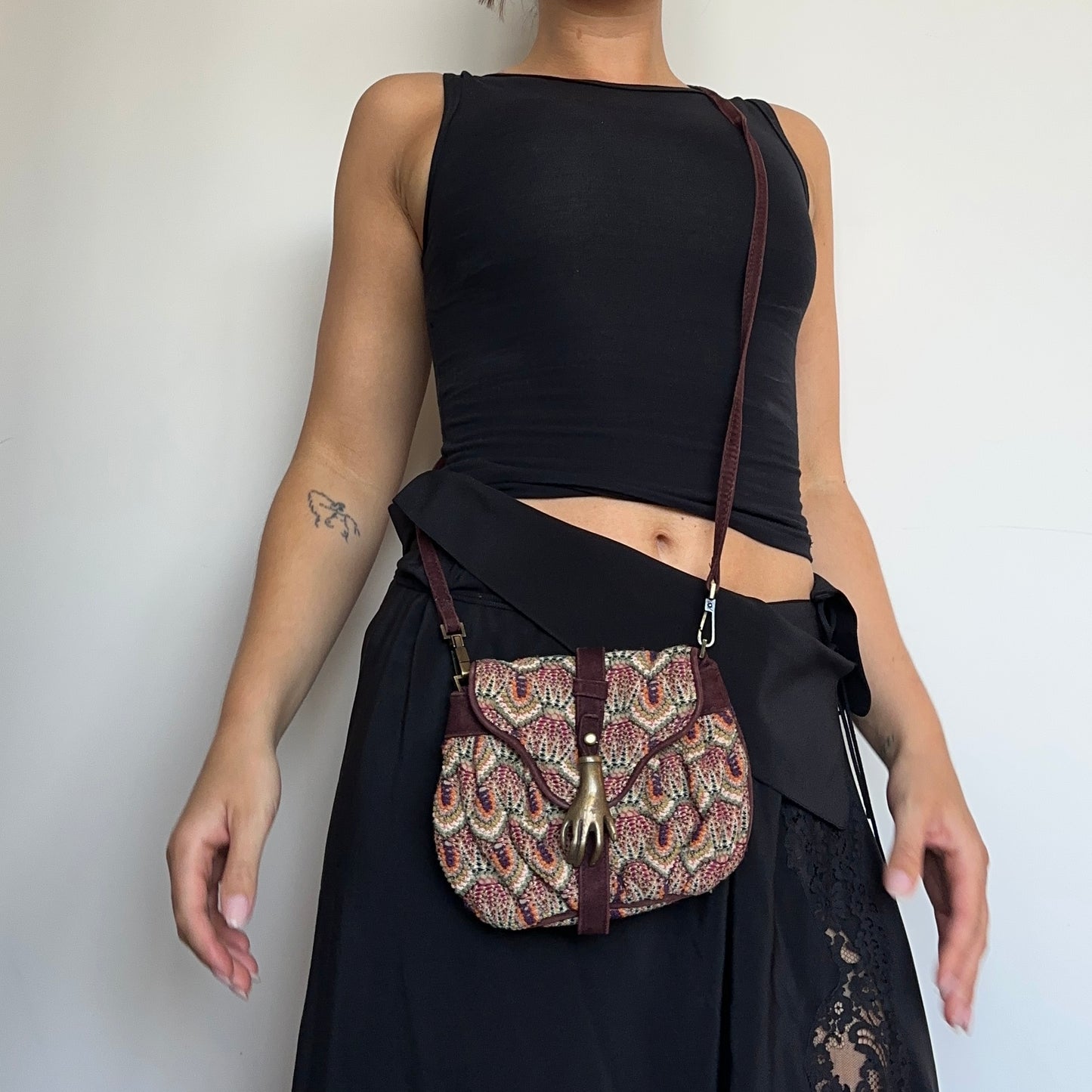Missoni Mini Crossbody with Hand Detail