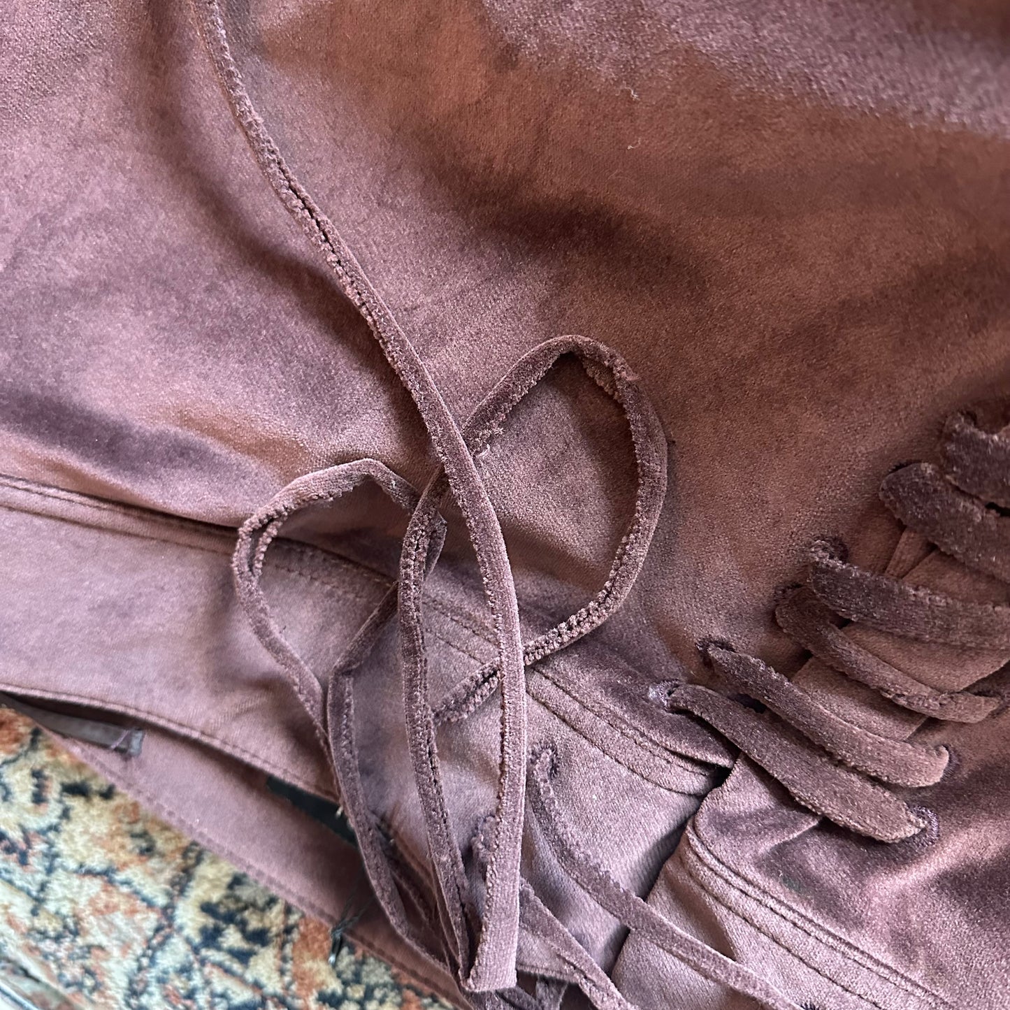 Gucci AW2002 Brown Velvet Midi Skirt (BNWT)