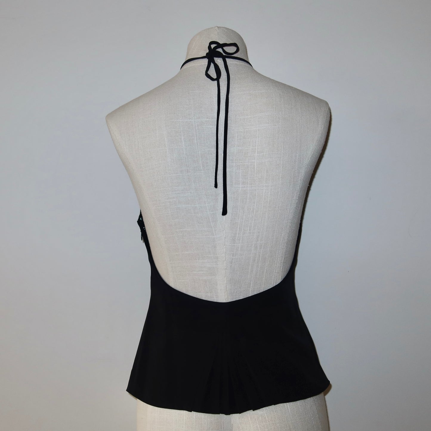 Fendi Halter with Real Fur Corsage