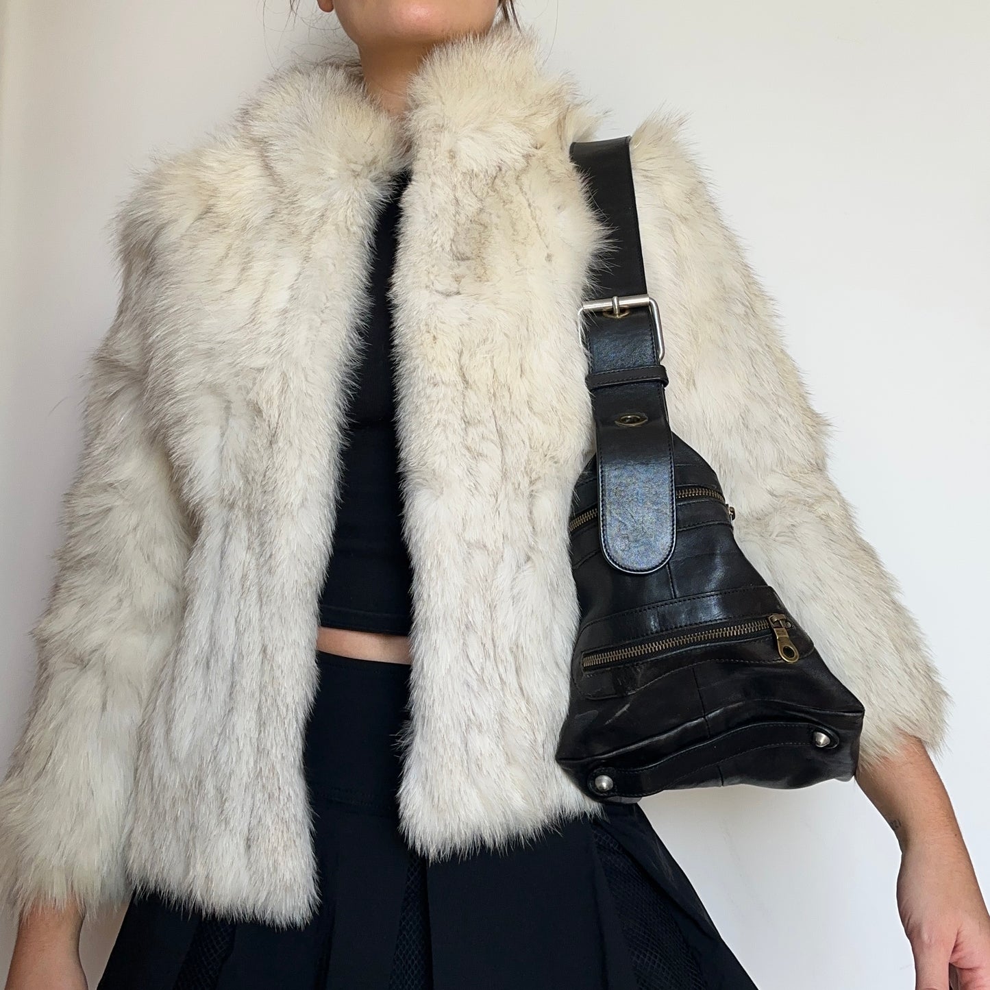Chloé AW2003 Black Leather Camera Bag