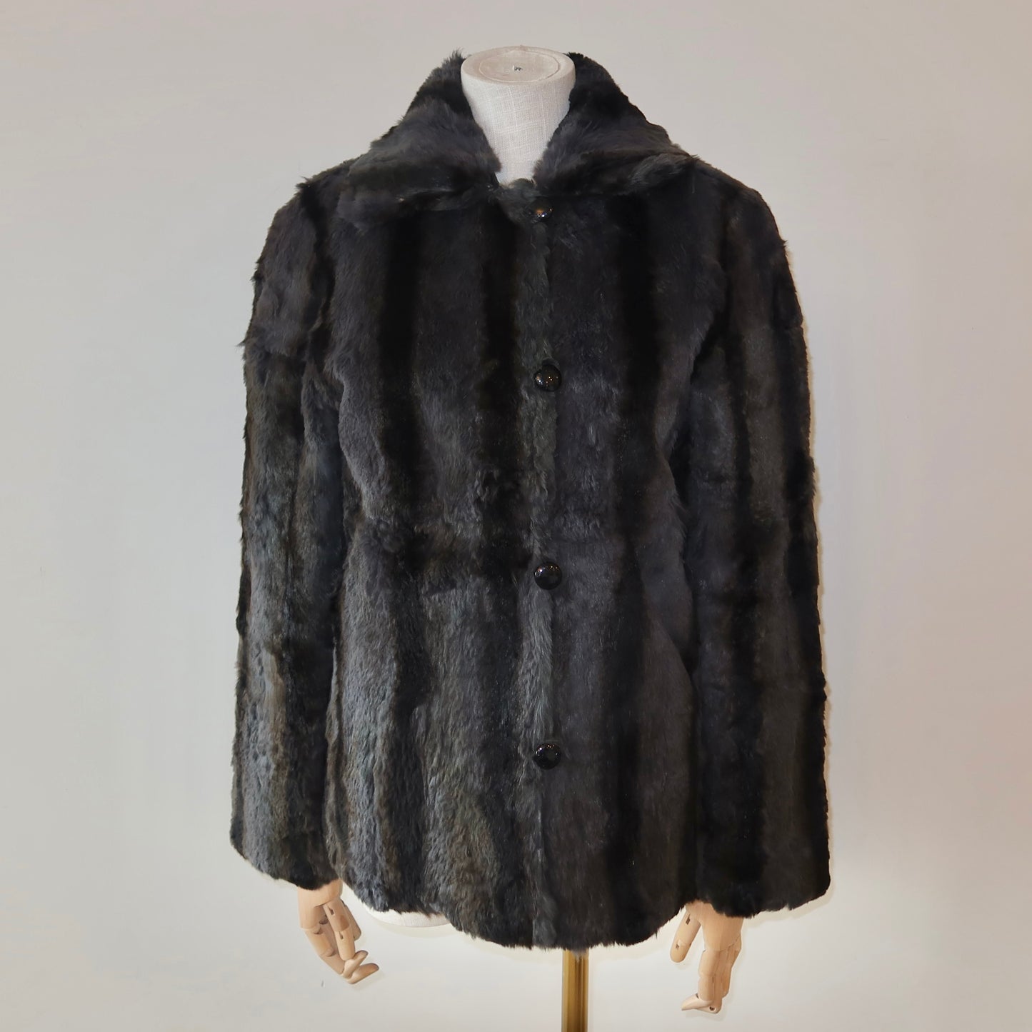 Balmain Reversible Rabbit Fur Jacket